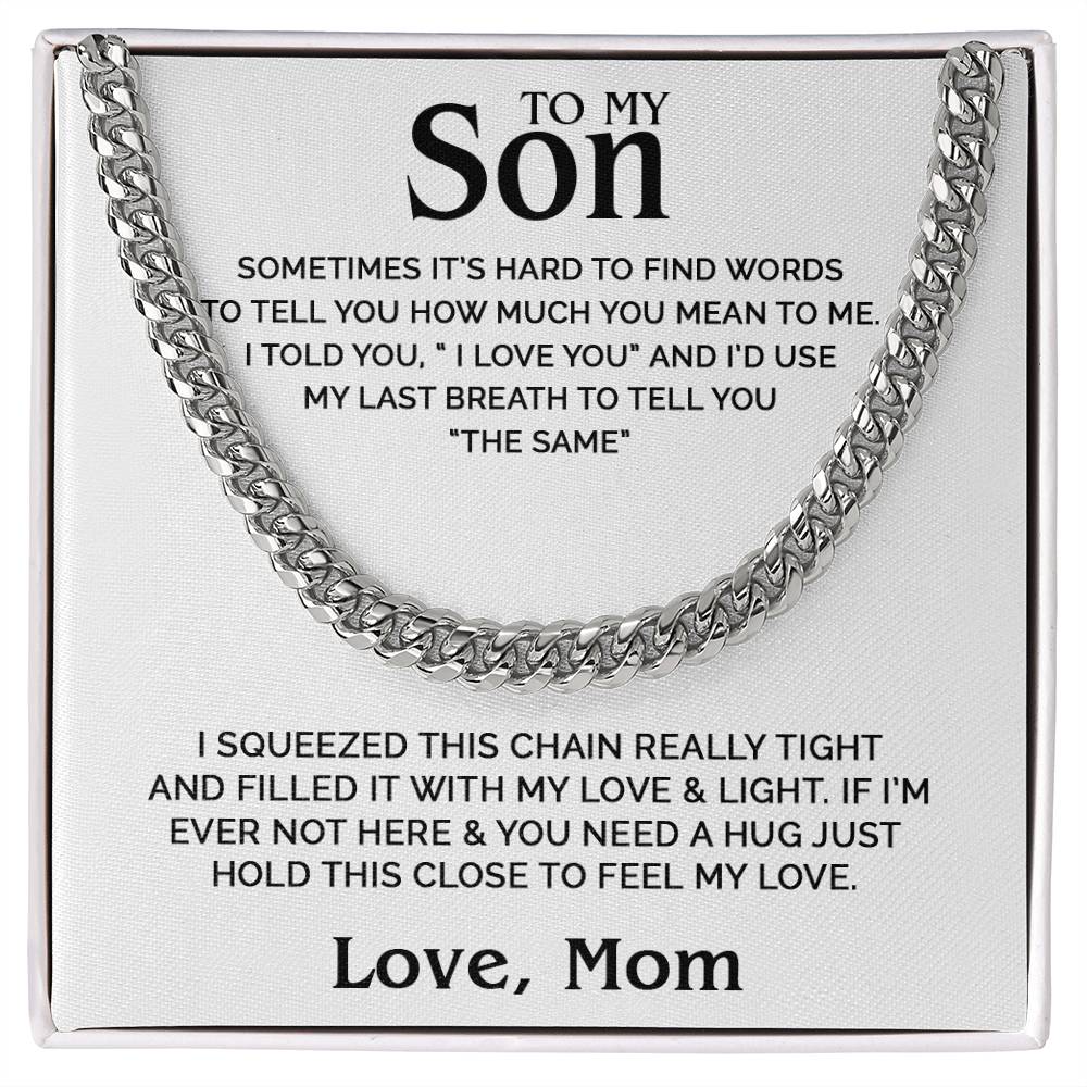 To my Son - Feel my love, Mom