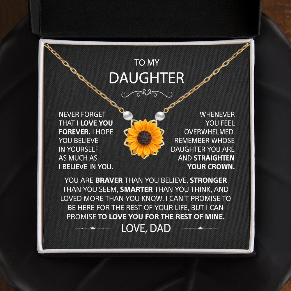 To my Daughter - My sunflower