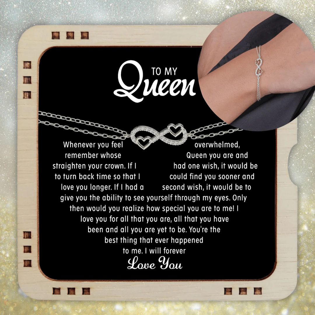 To my Soulmate - Love hearts bracelet