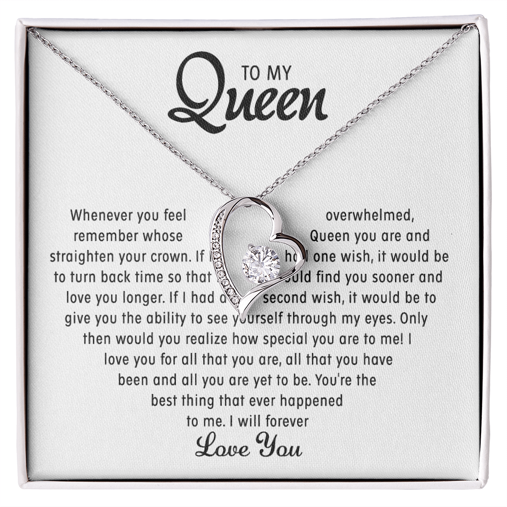 To my Queen - Forever Love necklace