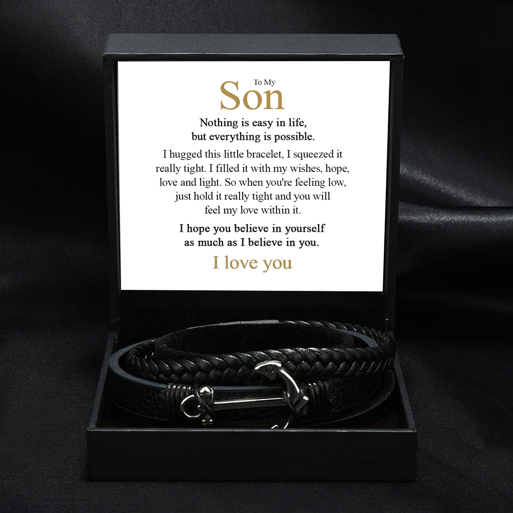 To my Son - Wherever you go, always remember that I support you