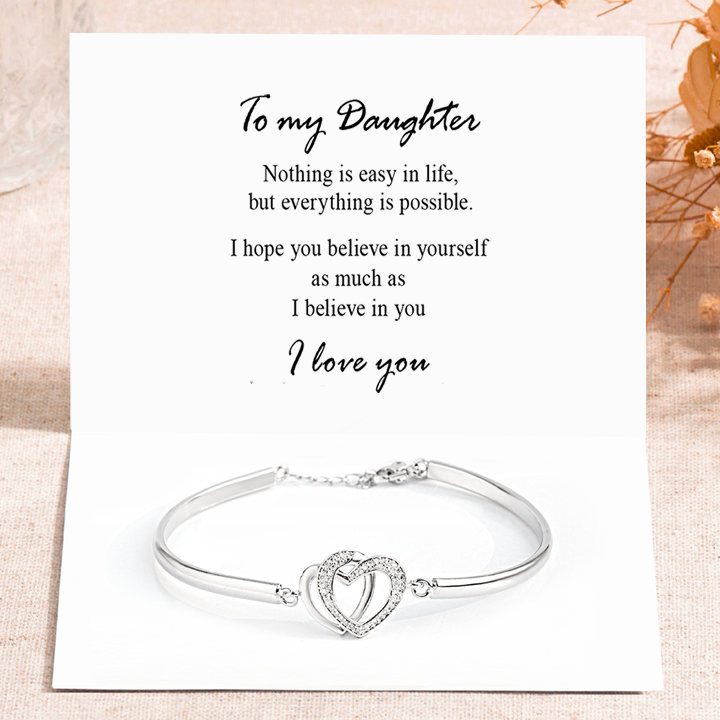 To my Daughter bracelet - Always in my heart