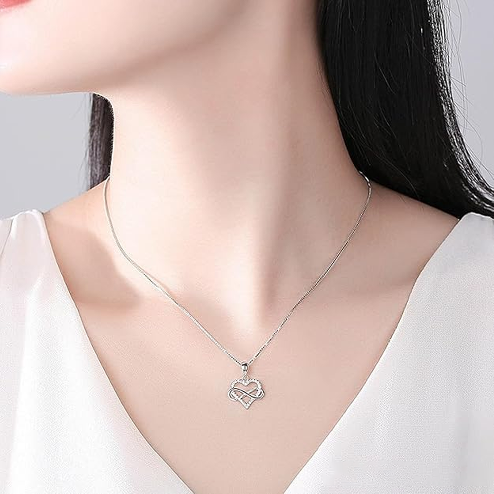 To my Queen - Infinity Heart Necklace