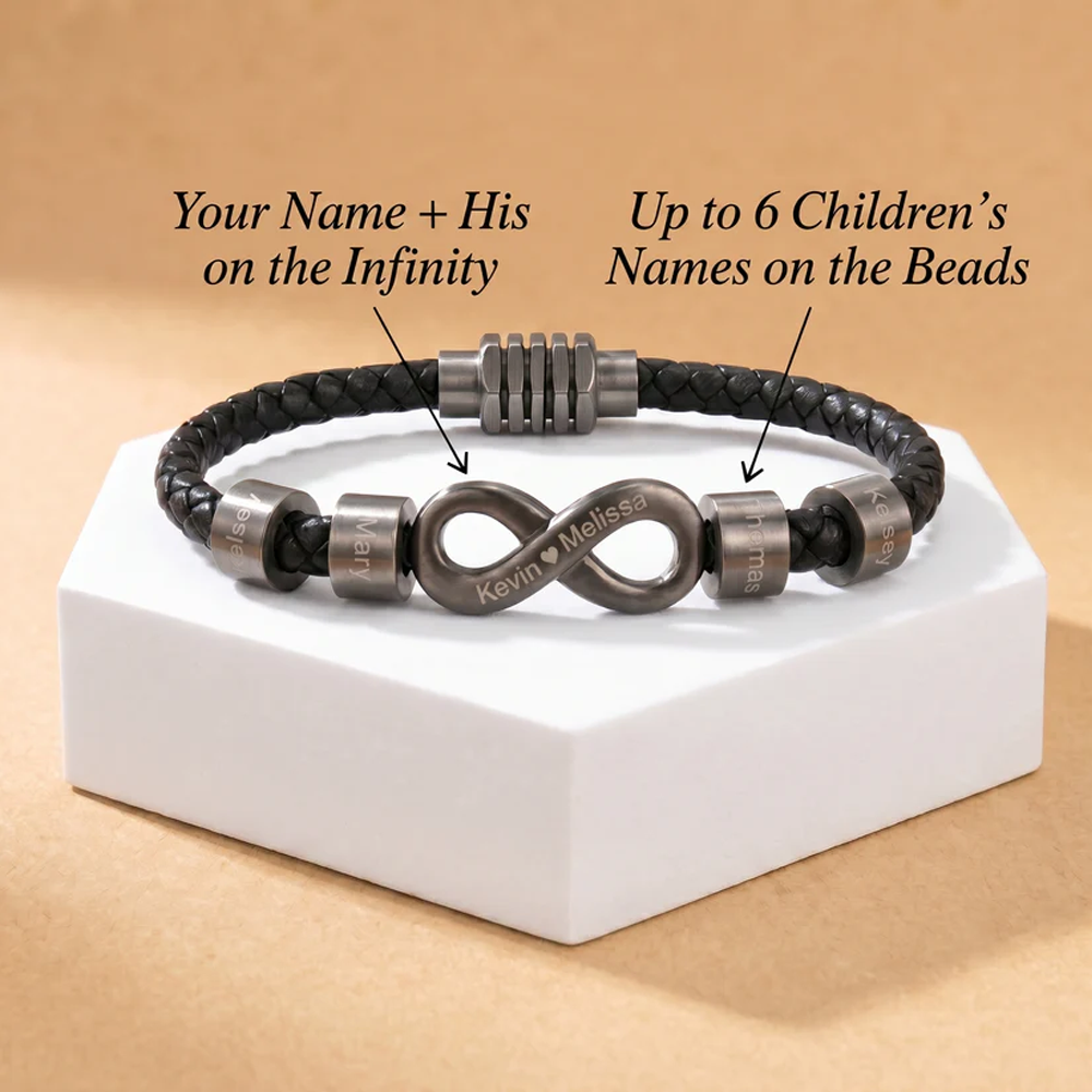 To My Husband – Personalized Family Bracelet
