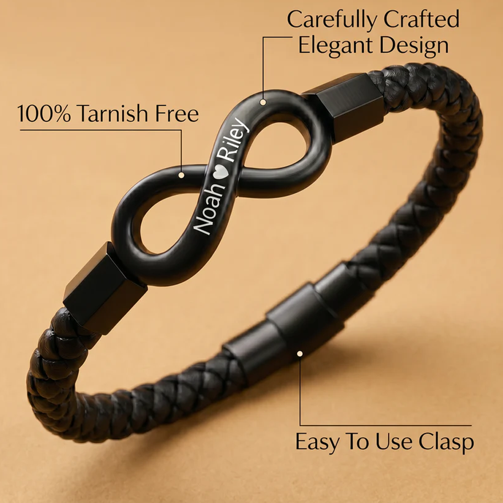 To My Son – Forever Connected Infinity Bracelet