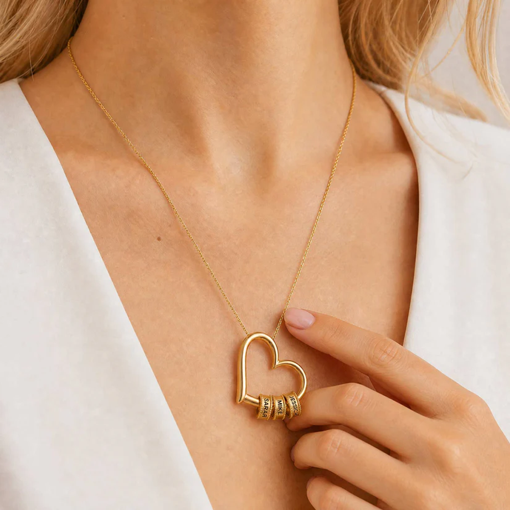 To My Mom - Heart of Our Family Necklace