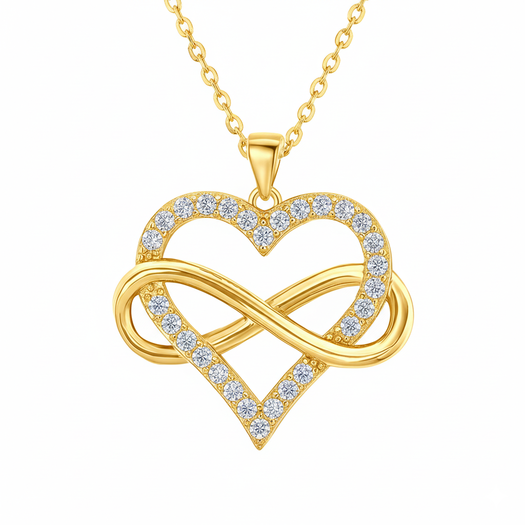 To my Queen - Infinity Heart Necklace