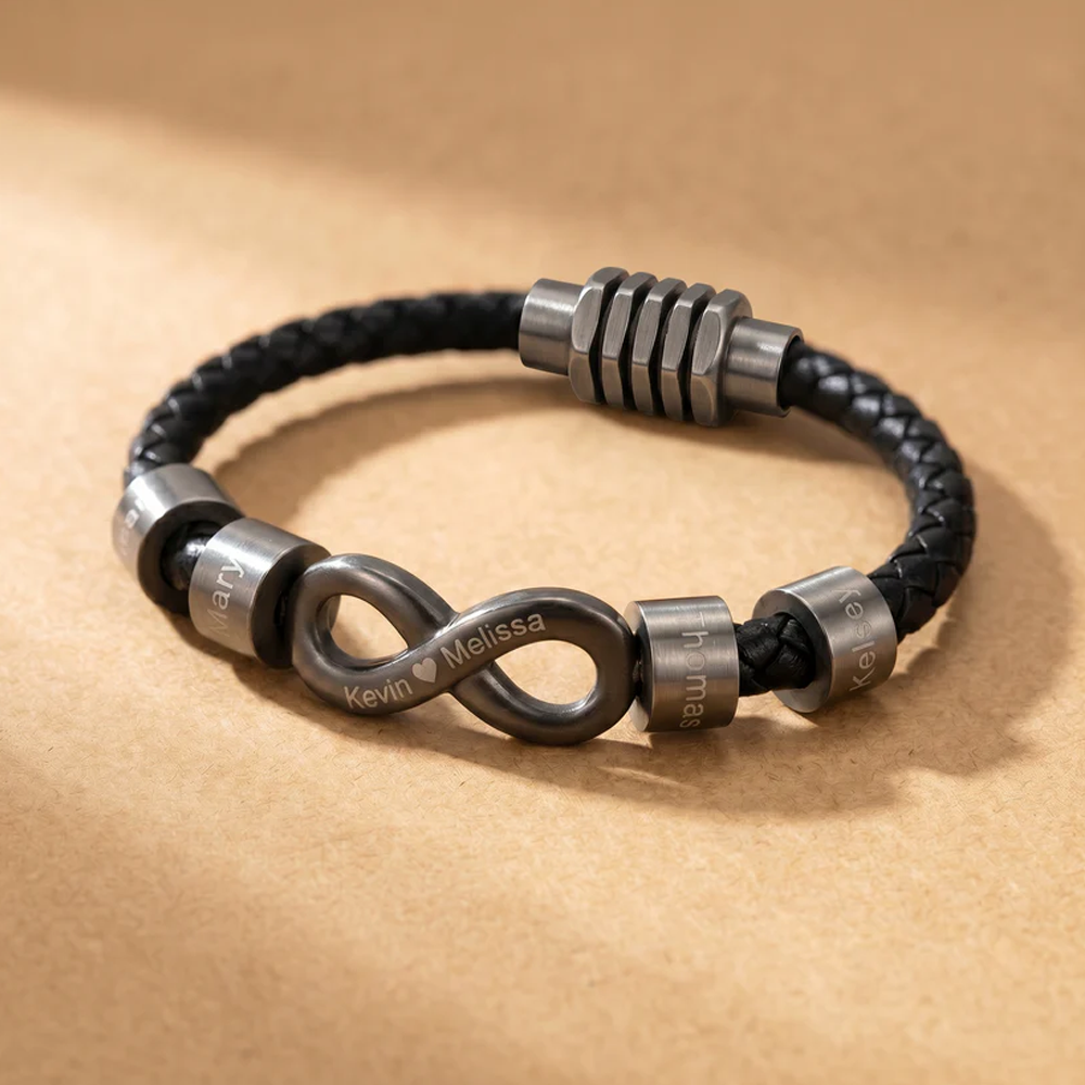 To My Husband – Personalized Family Bracelet