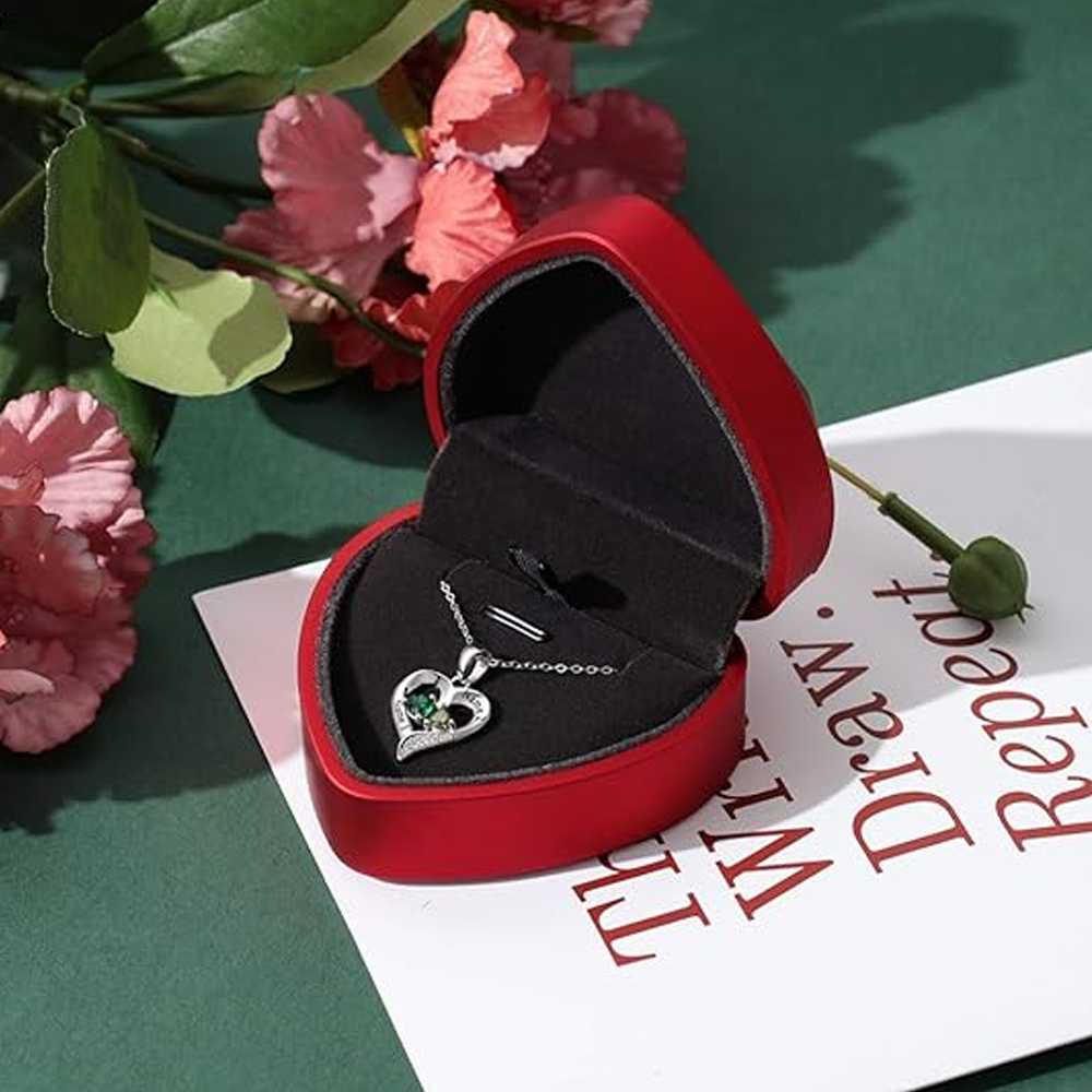 To My Wife -  Personalized Heart necklace