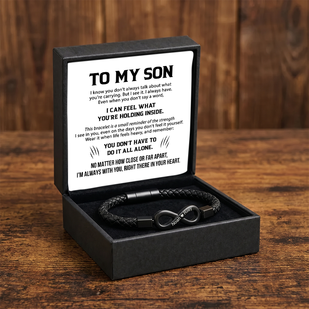 To My Son – Forever Connected Infinity Bracelet