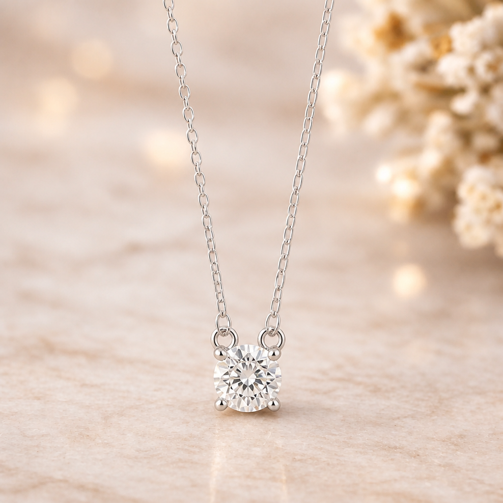 To My Mom - Crystal Pendant Necklace