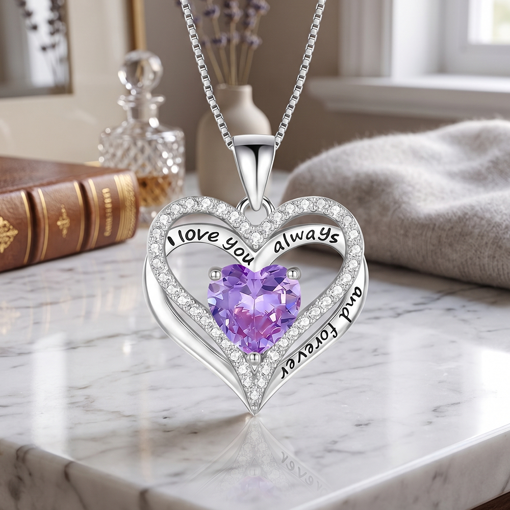 Apology Gift For Her -  Personalized Heart necklace