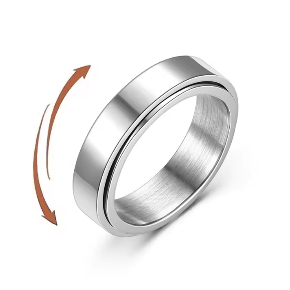 To my Son - Calm and Courage Ring - Black