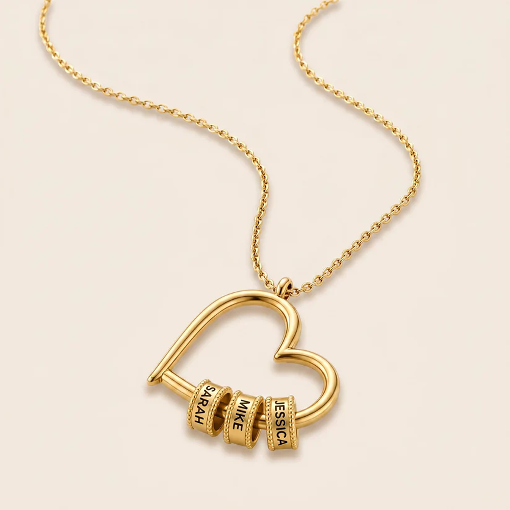To My Mom - Heart of Our Family Necklace